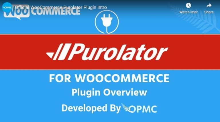 Purolator Shipping Method Nulled WooCommerce Free Download