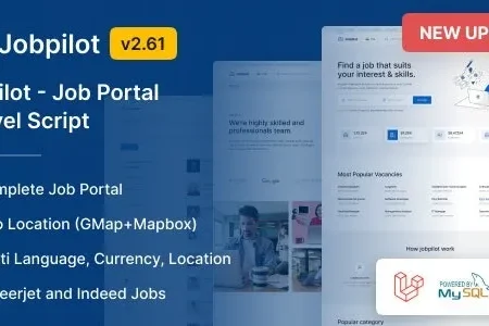 Jobpilot (v3.6.6) Job Portal Laravel Script Free Download