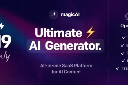 MagicAI OpenAI Content Text Image Chat Code Generator as SaaS